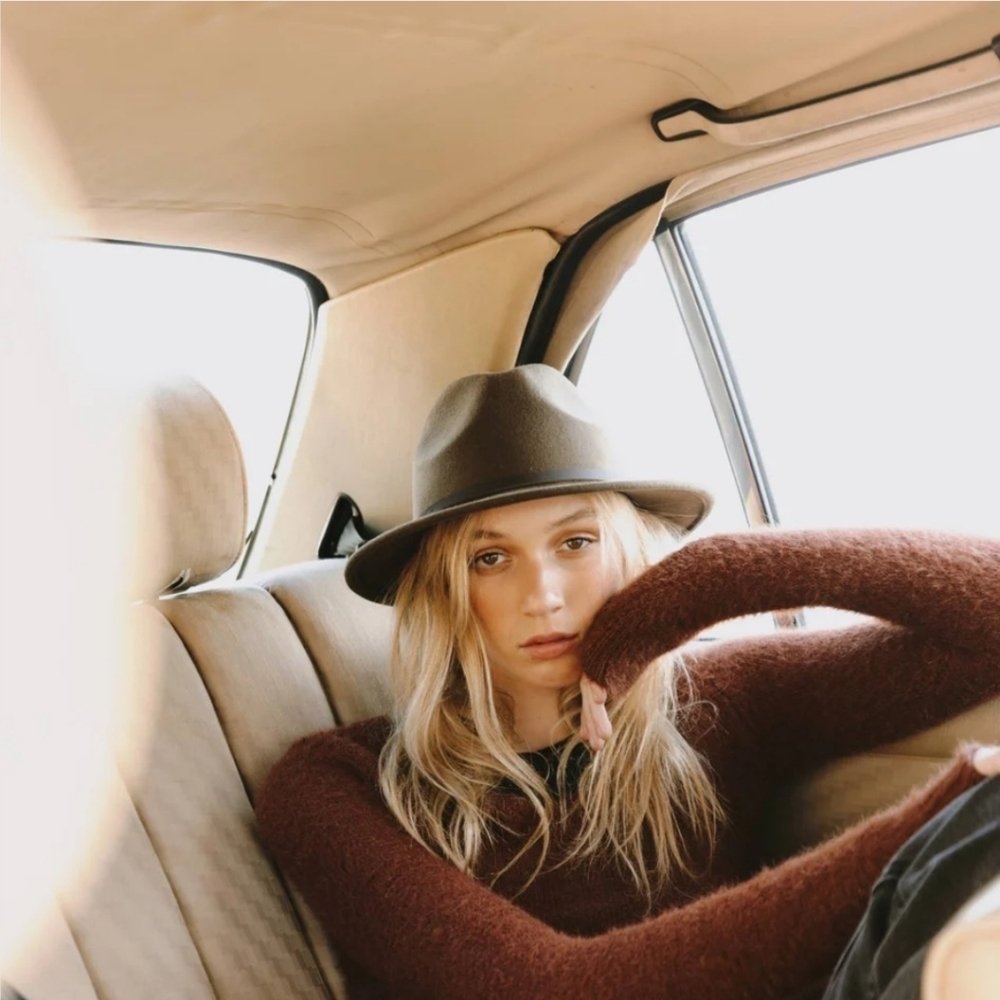 Will + Bear Stylish Brown Fedora Hat